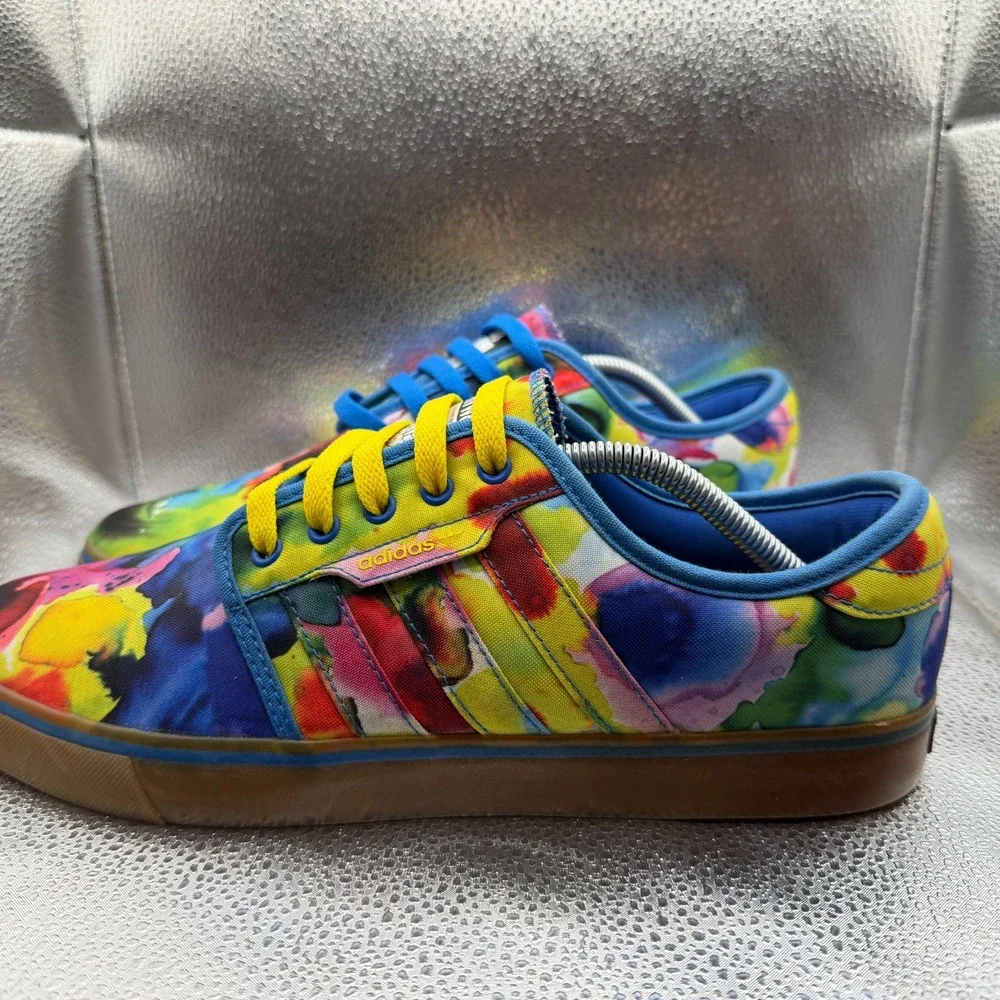 Size 11 Adidas x HVW8 Seeley Bluebird Yellow Core Black‎ Mens Sneakers C76922
